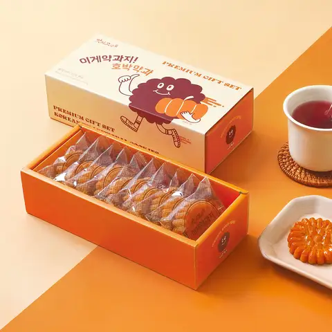 전통 이게약과지 호박약과 선물세트 + 쇼핑백 야식 간식