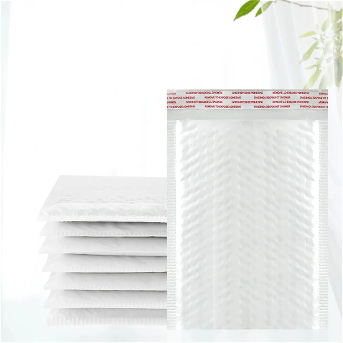 10/50Pcs Bubble Mailers White Poly Bubble Mailer Self Seal Padded Gift Bag Packaging Envelope Bags Book Shipping Package Bag