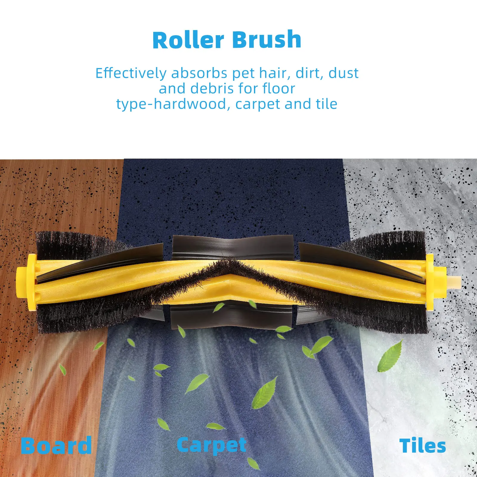 Các Bộ Phận Dự Phòng Cho Ecovacs OZMO N7 N8 920 950 T5 T9 Yeedi 2 Lai Robot Máy Hút Bên Chính Bàn Chải Hepa lọc Cây Lau Nhà Nước