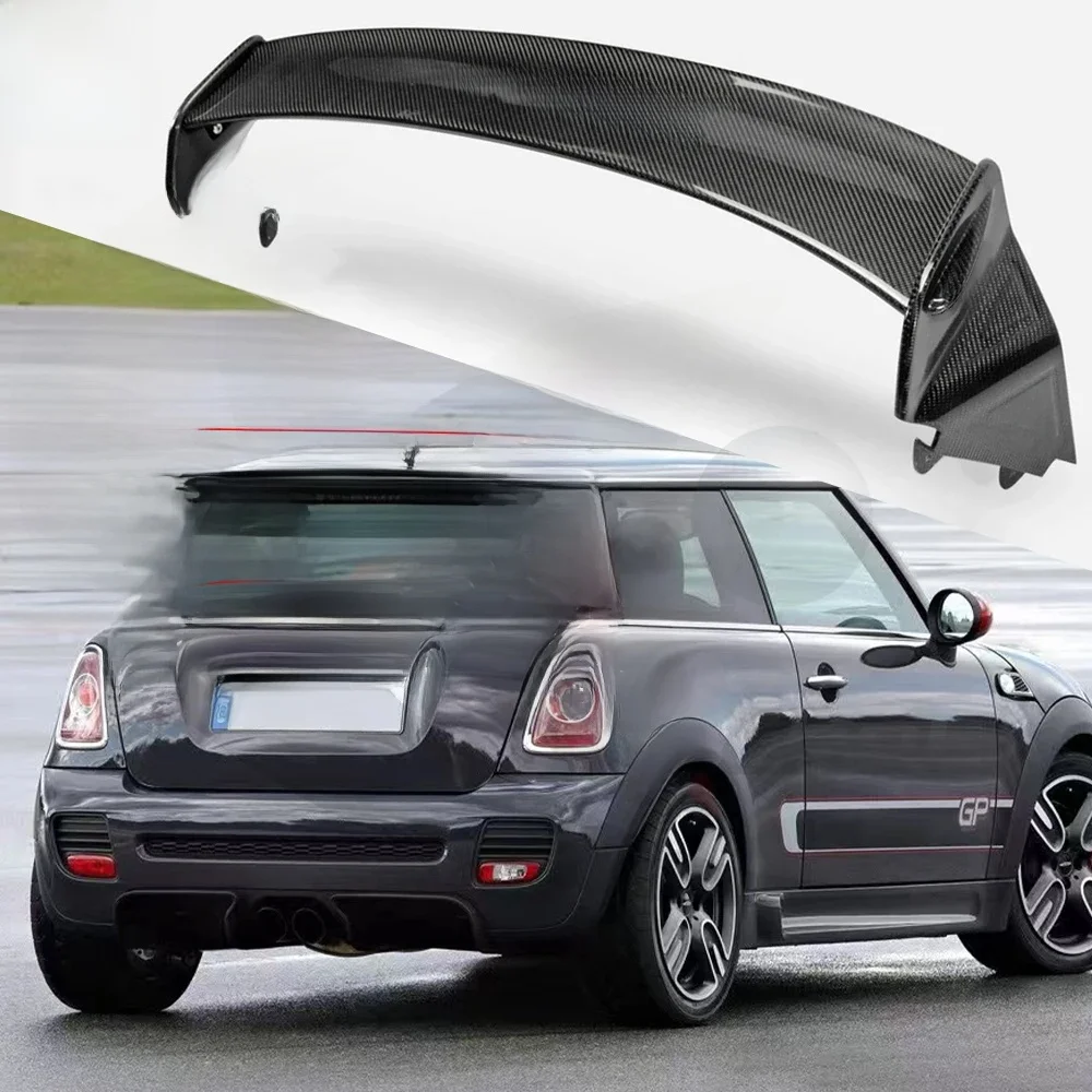 Aile de becquet en Fiber de carbone véritable, adapté pour Mini R56 JCW Cooper Ver.2.11/2.12 2007 – 2013, pièces de voiture