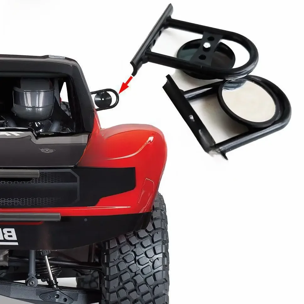 Rétroviseur pour véhicule de Cross-Country RC 1/10, 1 pièce, accessoires de véhicule d'escalade simulé, Trax UDR, réflecteur losi