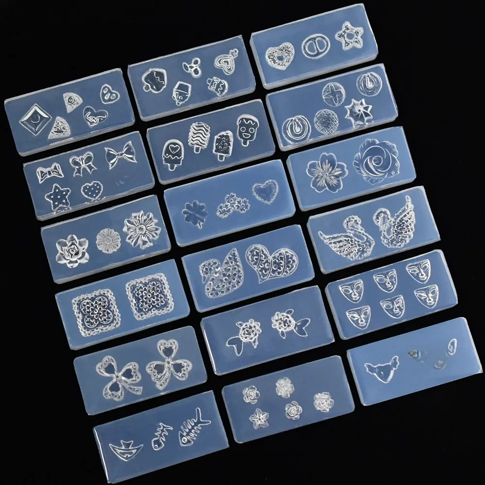 SNASAN 3D akrylowa forma do paznokci do zdobienia paznokci formy silikonowe szablony wzór formy DIY — zdjęcie 2
