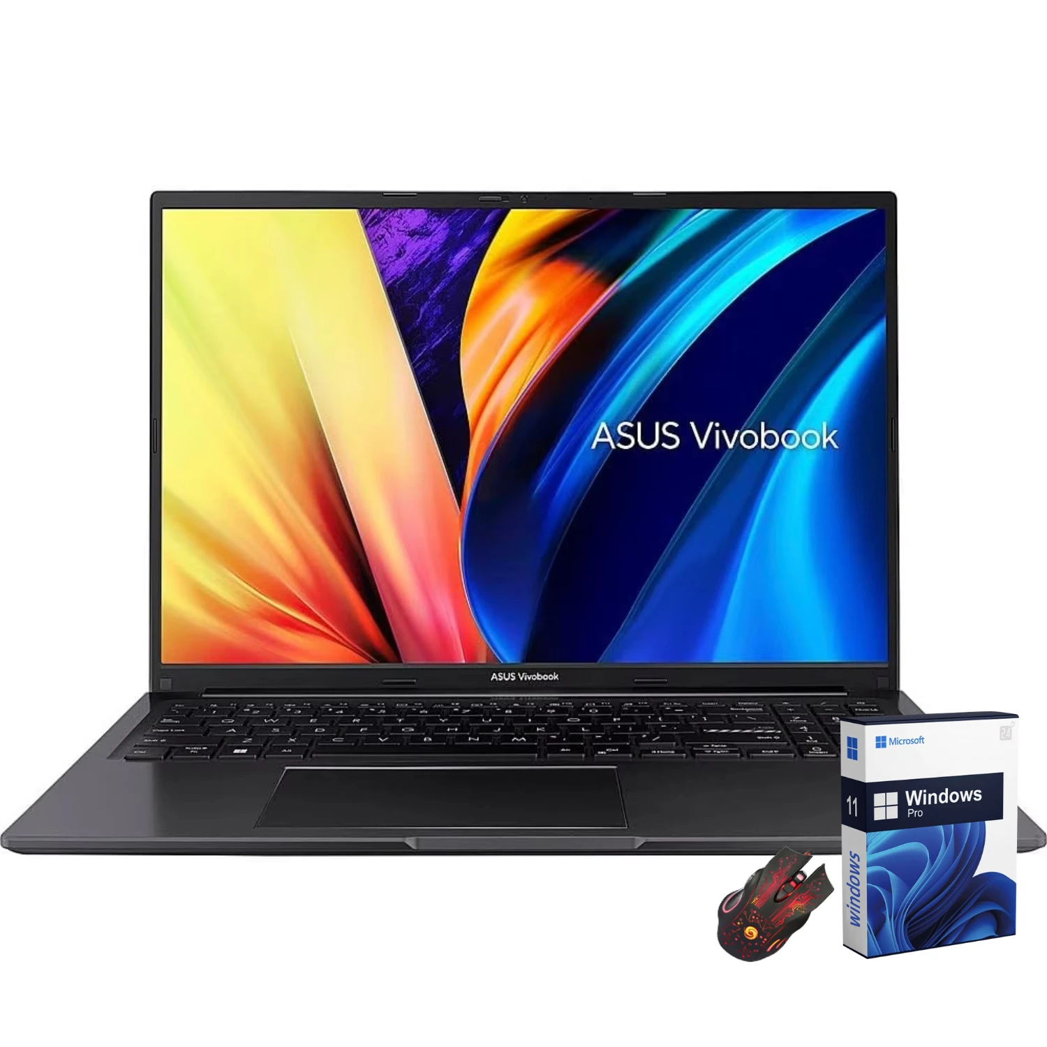 16-calowy Laptop biznesowy, i7-1355U Intel Core, 40GB pamięci RAM,2TB SSD, grafika Intel Iris Xe, Windows 11 Pro, z myszką do gier