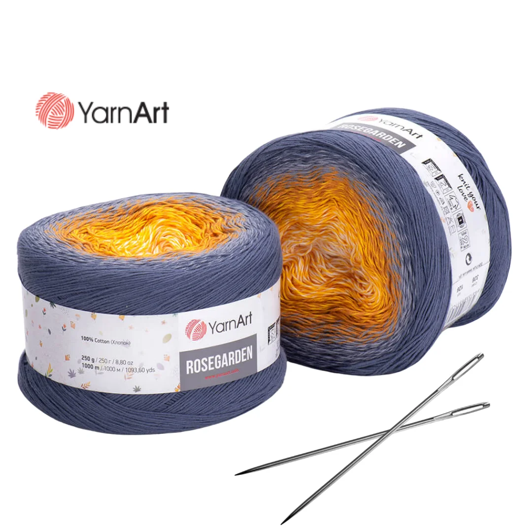 

Yarnart Rosegarden Cake Yarn for Knitting 250 Gr 1000 M Crochet DIY Hand Knit Knitwear Shawl Skirt Sweater Cardigan Vest Poncho