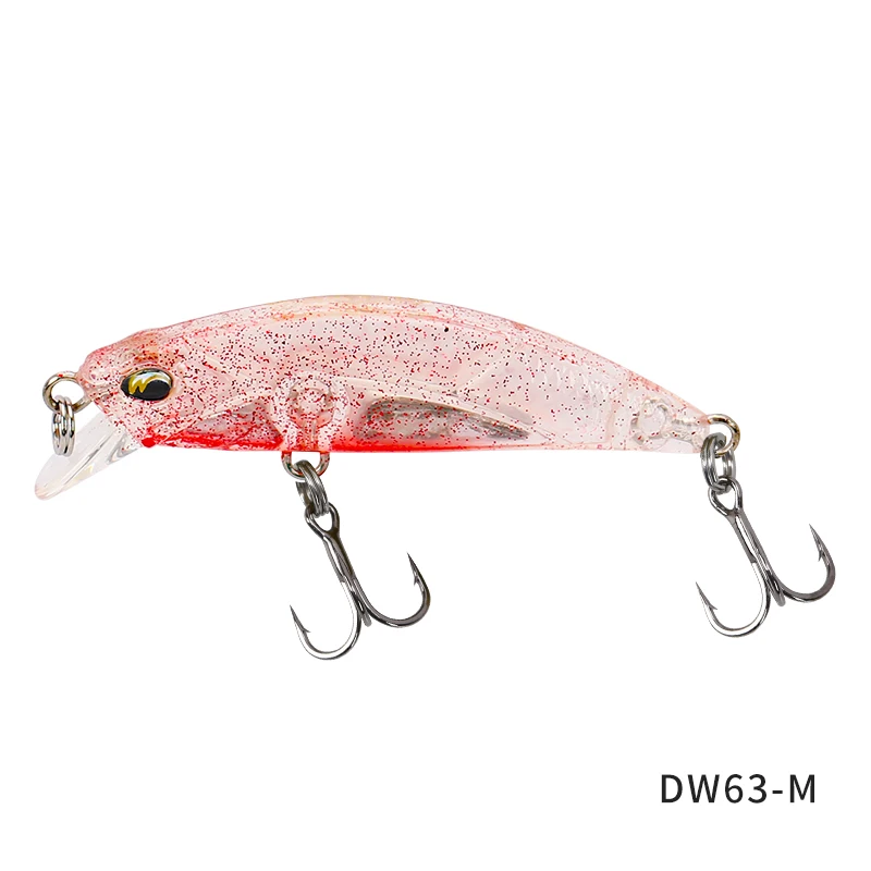 TSURINOYA Sinking Minnow Mini Harter Köder DW63 50S 50mm 5g Künstliche Angelköder Wobbler Crankbait Forellenköder