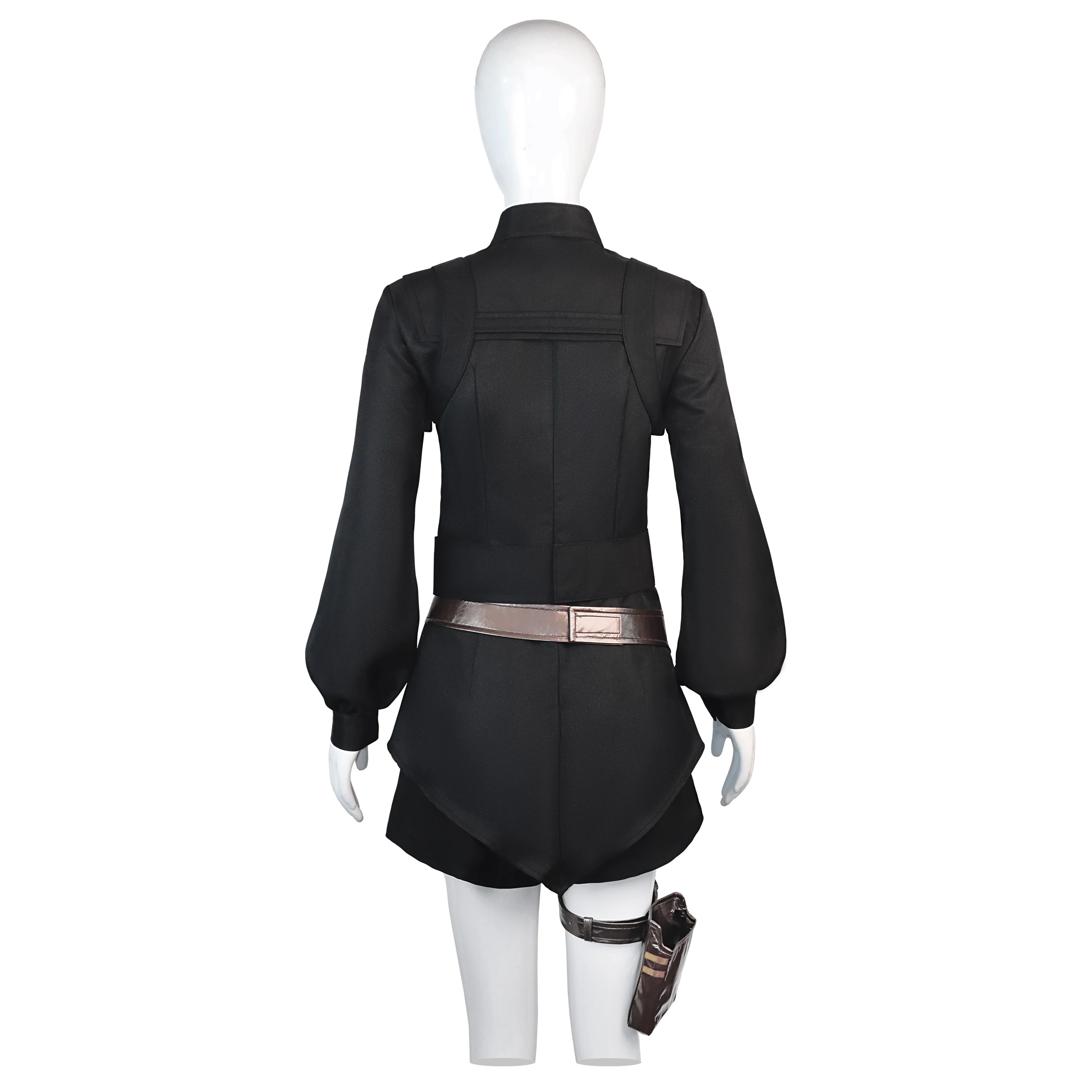 유어 포르마 에치카 하젠 코스프레 의상 블랙 SF 조사관 유니폼 총 케이스 포함 애니메이션 행사 및 역할극에 적합