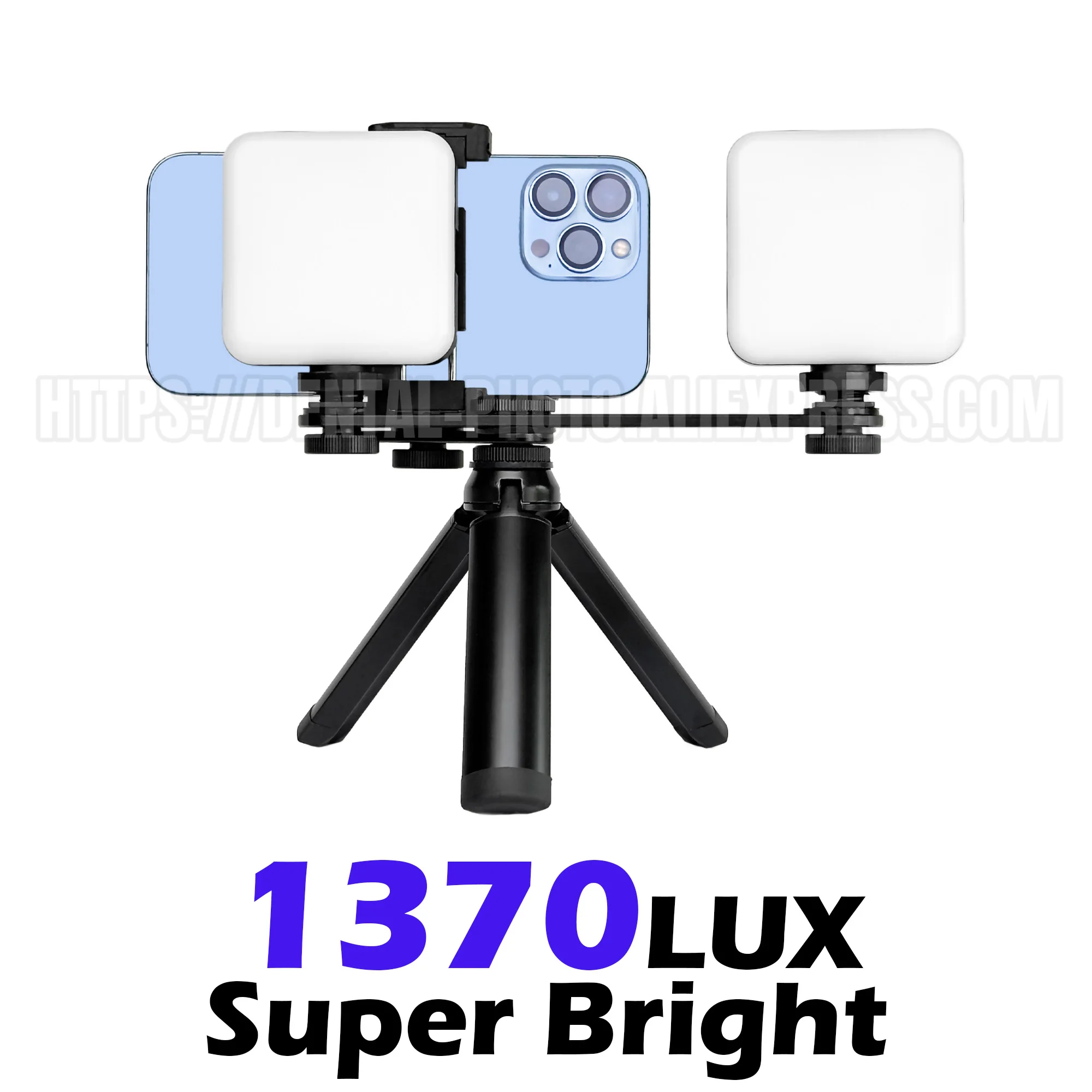 HERA MK-17 Mobile Phone Photography LED Fill Light for Macro Photos, Nail Art, Shade Matching, Non-Reflective Portable Light