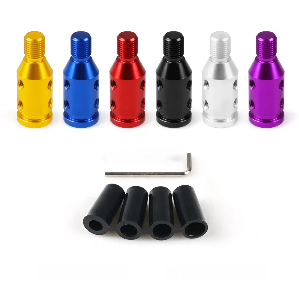 Do gwintu M10x1,5/M12x1,25 Adapter gałki dźwigni zmiany biegów samochodu ze stopu aluminium — zdjęcie 2