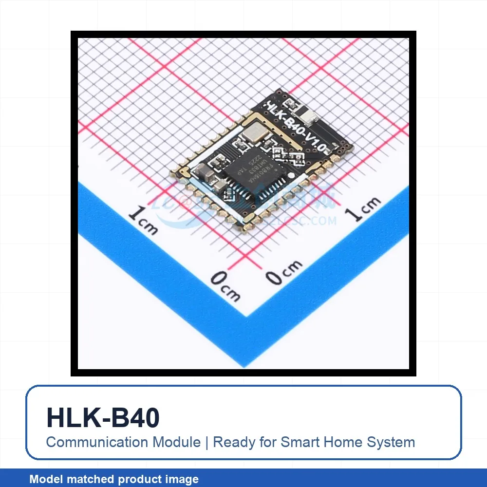 6pcs HLK-B40 SMD 14x9.5mm ADC I2C SPI GPIO PWM 5.1 10dBm Bluetooth Wireless Module for Smart Home System