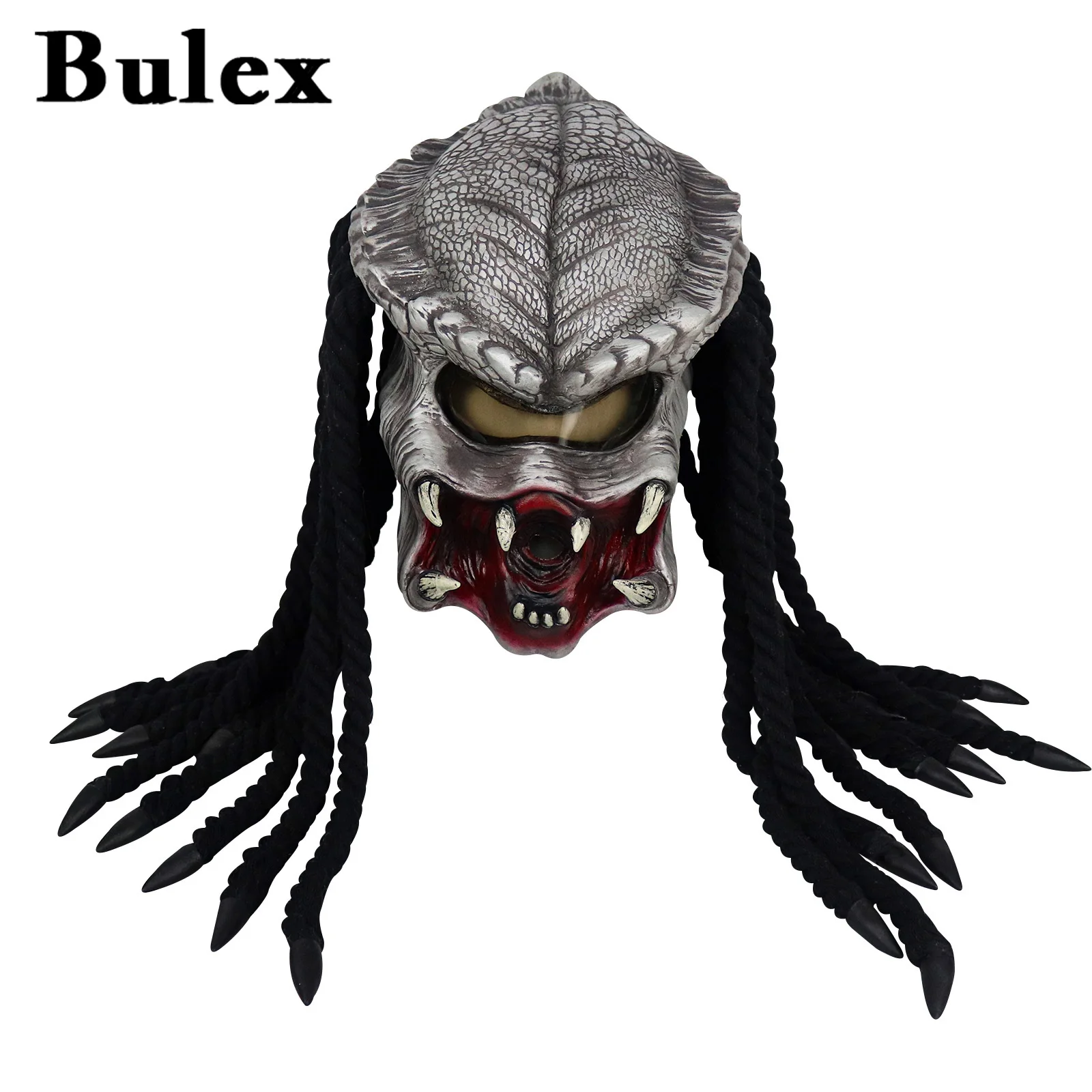 

Bulex Movie Alien vs. Predator Mask Horrific Monster Masks Halloween Cosplay Props Average Size for Adults