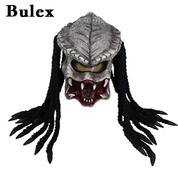Bulex 영화 외계인 대 프레데터 마스크, 무서운 괴물 마스크, 할로윈 코스프레 소품, 성인용, 평균 크기