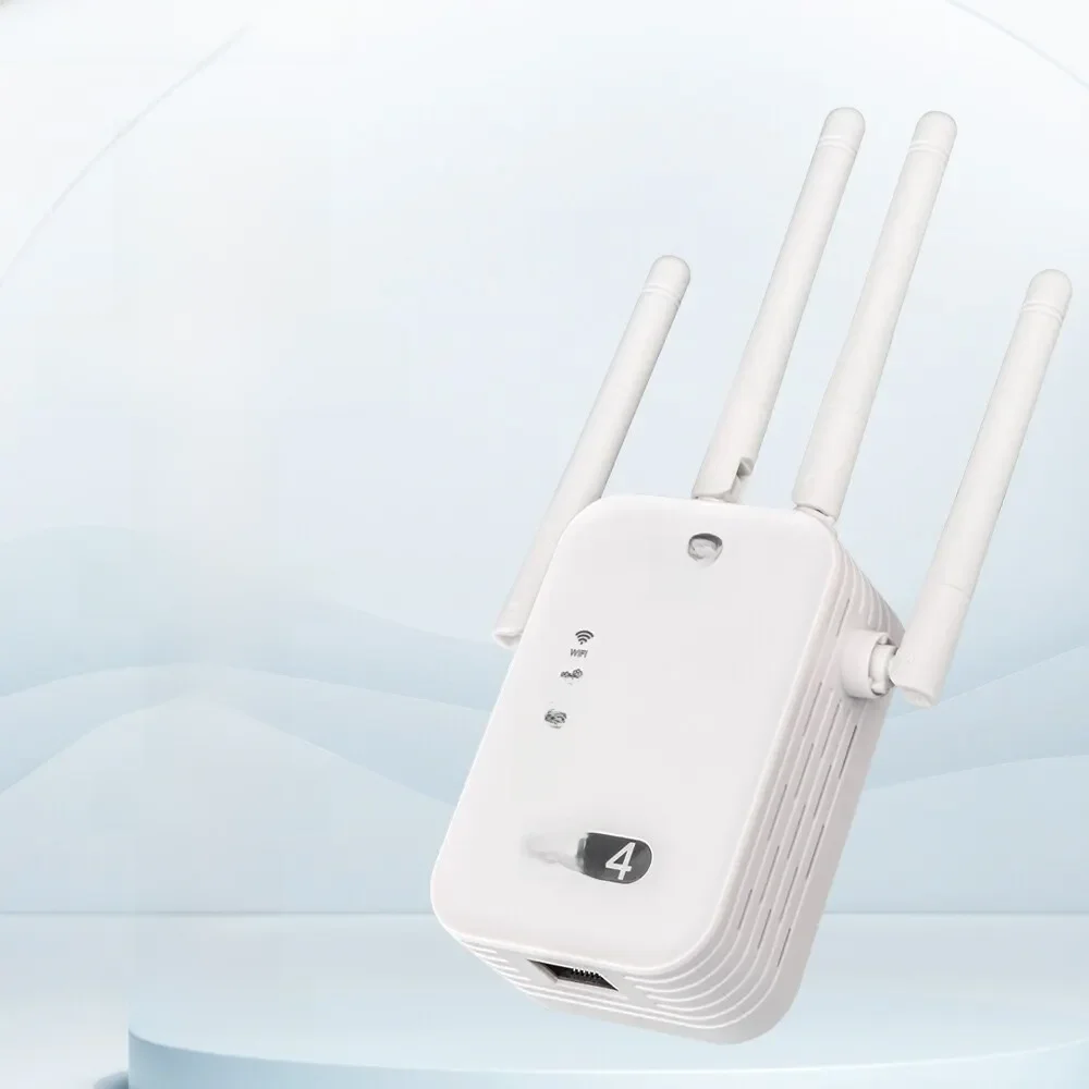 Répéteur Wi-Fi intelligent, amplificateur de stérilisation, amplificateur de signal sans fil, prolongateur de puissance pour le bureau et la maison, réglage facile, 11N, 300 GHz, 2.4 m