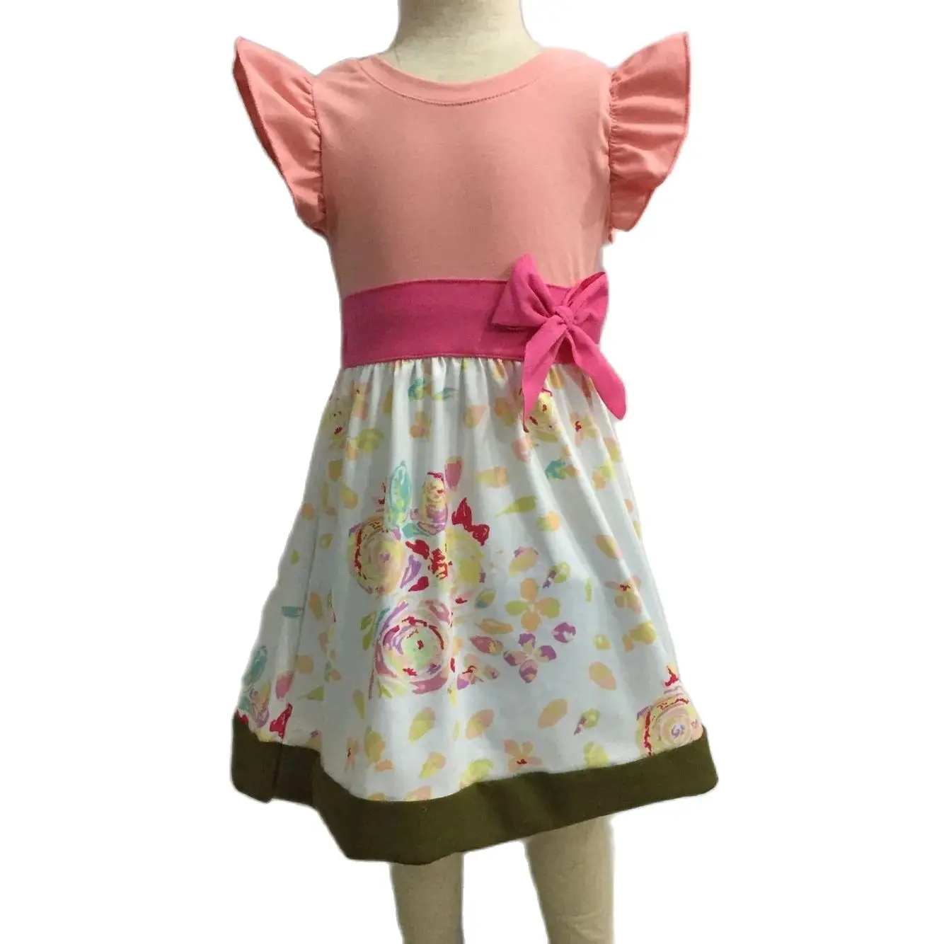 

New Style Kids Clothes Wholesale Baby Set Printed Girl Clothing Outfits