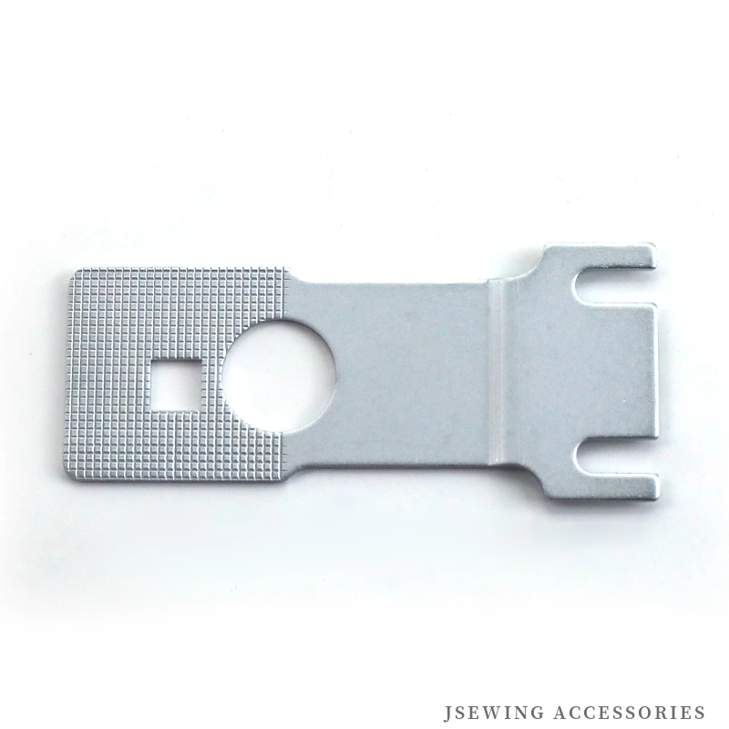 B2529-373-000 تغذية لوحة ل JUKI MB-372 MB-373 MB-1377 زر المجاري إرفاق ماكينة خياطة استخدام ل زر صغير #2