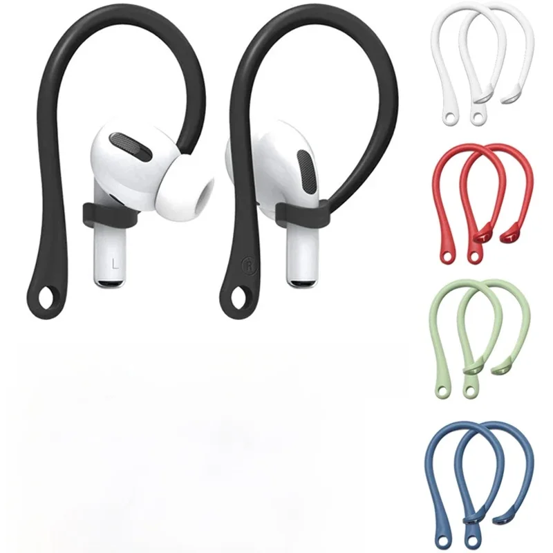 Crochet d'oreille en Silicone Anti-perte pour écouteurs Apple AirPods 1 2 3 4 Pro, oreillettes de Sport, Anti-chute