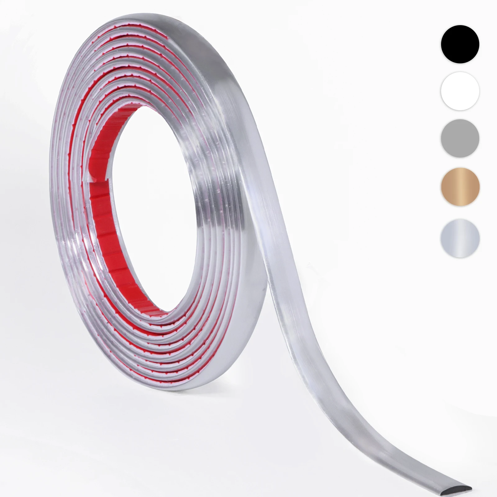 1 Roll Wall Sealing Tape Strip Peel&Stick Wall Tile Trim 3m Edging Trim Liner Flexible Molding for Tile Edge Floor Backsplash