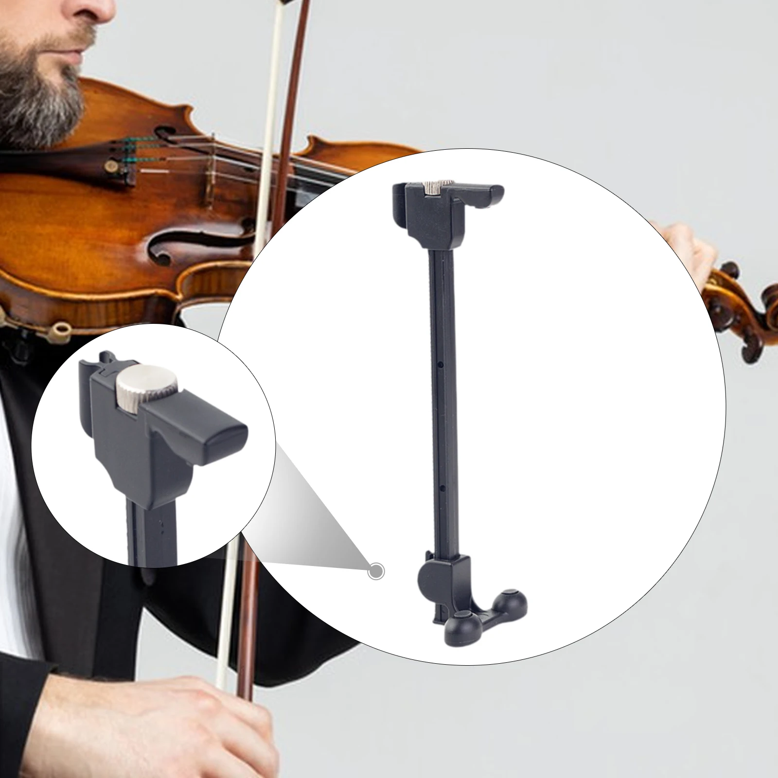Adjustable Microphone Bracket String Instrument Mic Clip Professional Mic Holder for Clear Sound Stage Performance Viola/Cello
