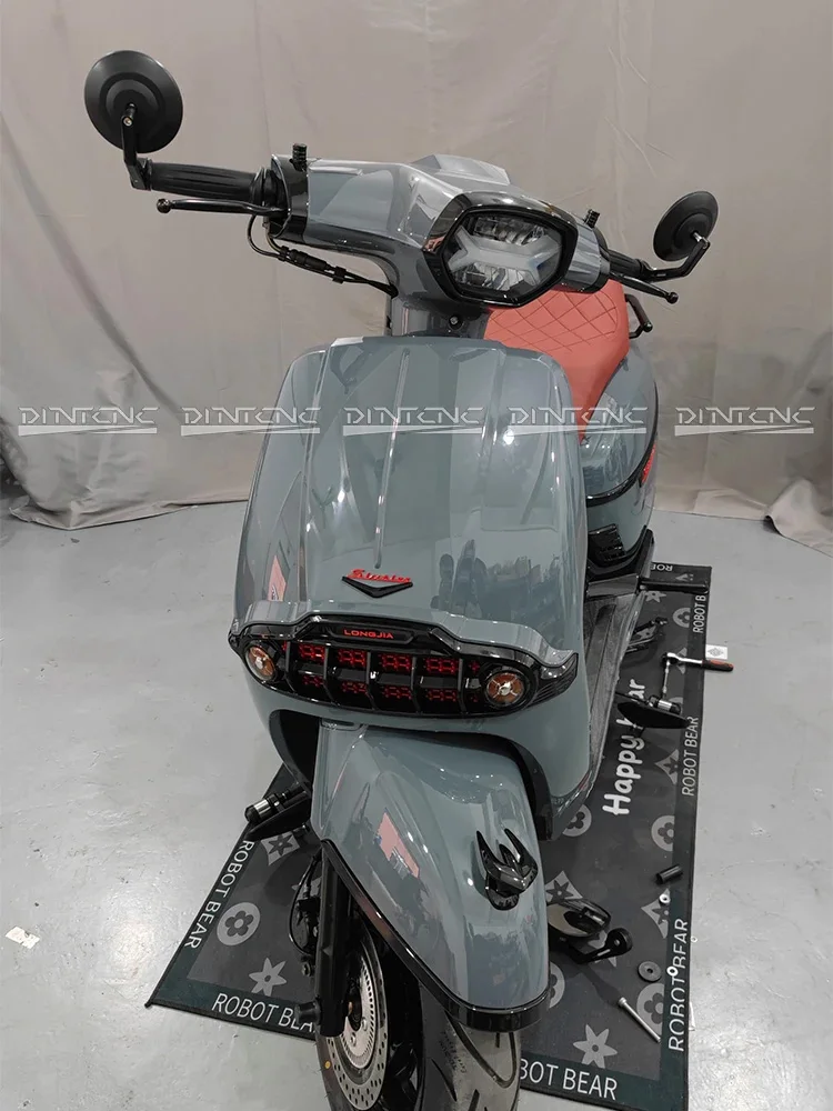 Motorrad Zubehör Fahrrad Straßenbahn Geländewagen All-Terrain Universal Lenker Ende Rückspiegel 95 MM Glas Seite Spiegel – Detail 13