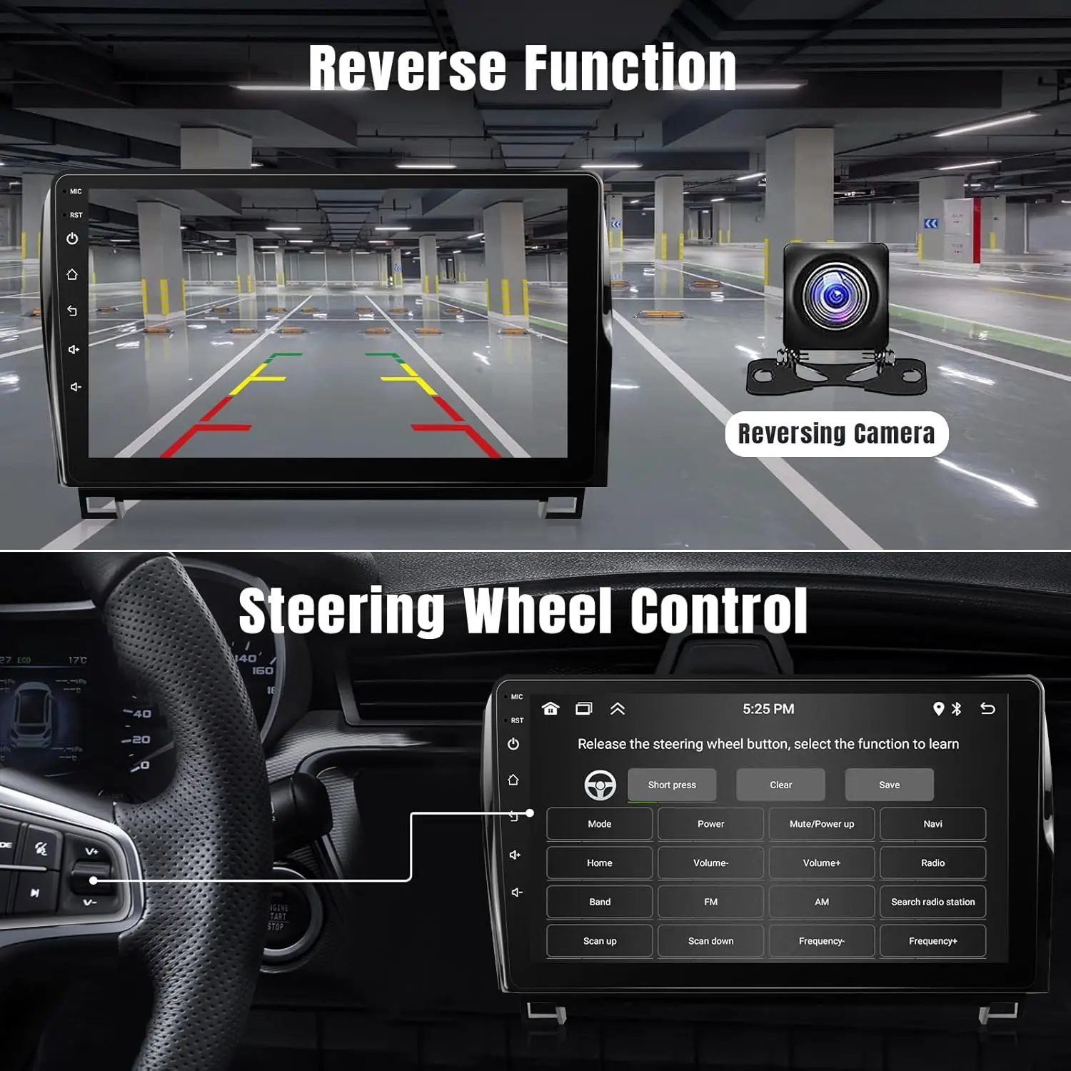 لتويوتا تندرا 2007-2013 وتويوتا سيكويا 2008-2019 راديو 10.1 بوصة تعمل باللمس راديو السيارة اللاسلكية أبل CarPlay أندرويد Aut