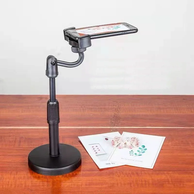 Tripé de mesa para celular, com suporte, para smartphone, iphone, sta