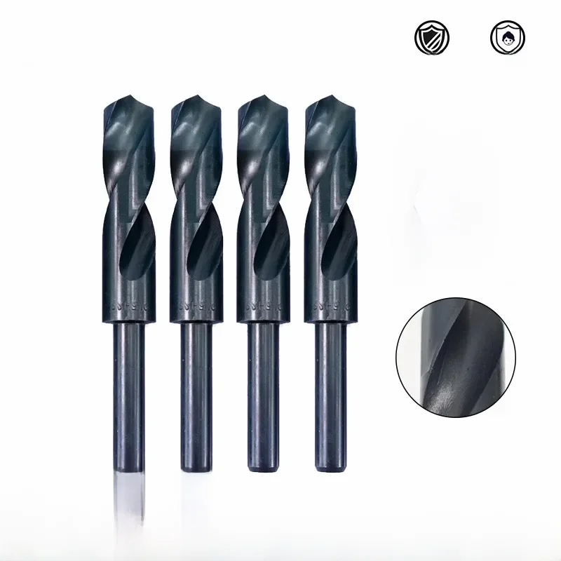 Wiertło kręte XCAN z redukowanym chwytem 1/2 '' Pistolet do wiercenia otworów w metalu z powłoką nitrydową Wiertło HSS — zdjęcie 2