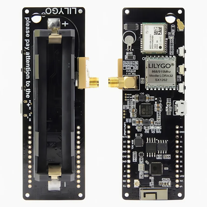 LILYGO ®   T-Beam V1.2 SX1262 433MHz 868MHz 915MHz 923MHz Placa de Desenvolvimento GPS-NEO-6M GPS WIFI AXP2101