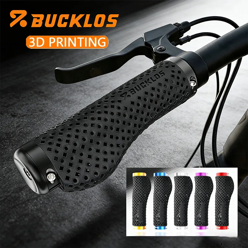 BUCKLOS Fahrrad-Lenkergriffe 3D-Gedruckte Mountainbike-Griffe Ergonomische Komfortable Fahrradgriffe Fahrradteile