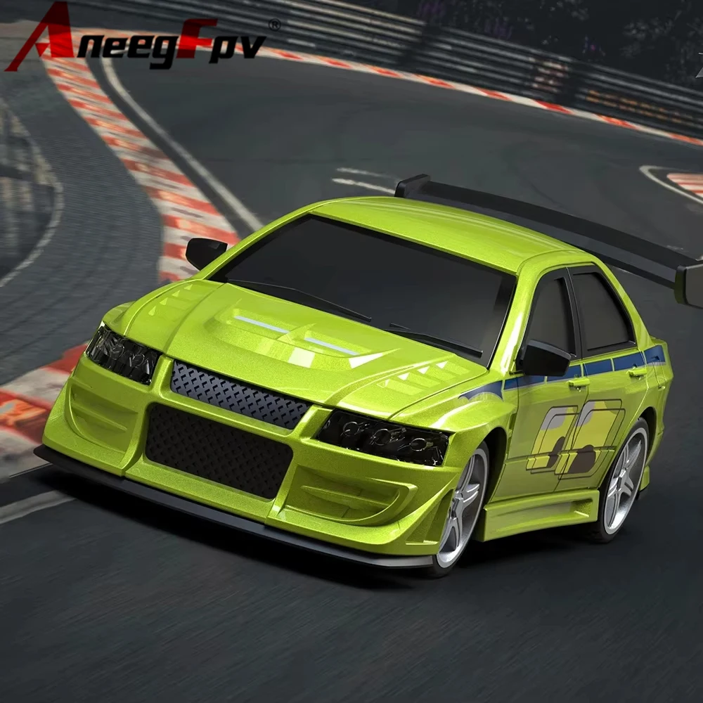 1/76 C76 توربو سباق شقة الجري سباق صغير RTR نموذج التحكم عن بعد على الطريق سيارة سطح المكتب لعب للكبار لعب الأطفال #2