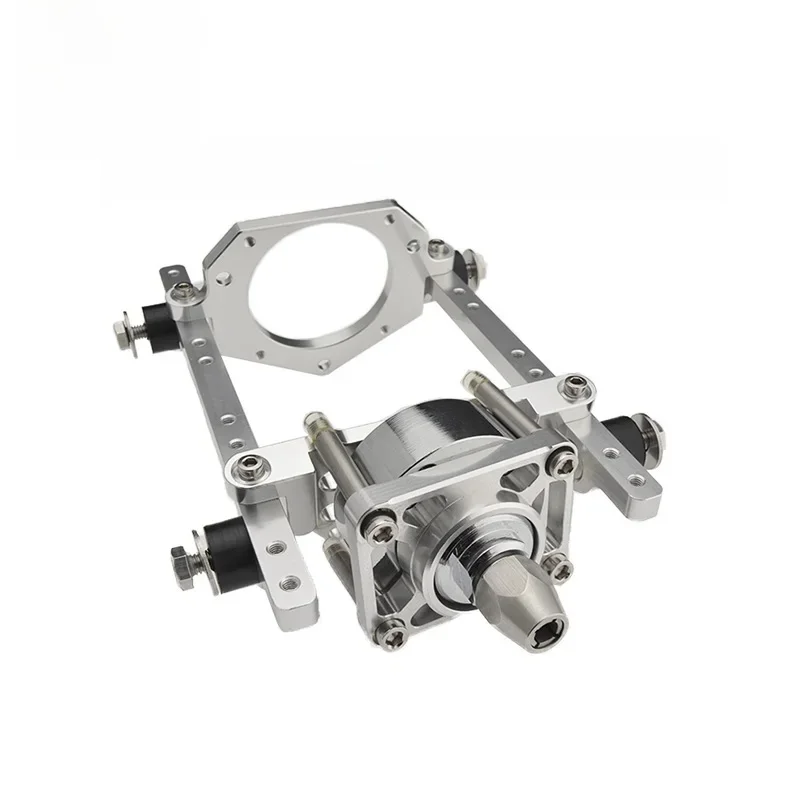 Gute Qualität CNC-Stahl- und Aluminiumlegierung Motorhalterung und Motorkupplung für 26/29/30CC Zenoah Marine Engine RC Bootszubehör