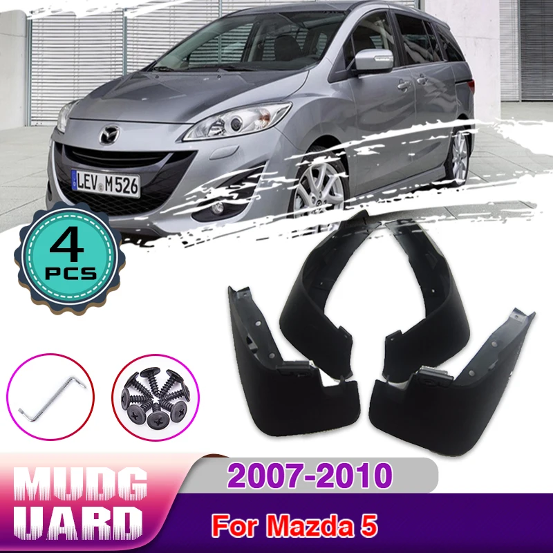 

Car Mudguards For Mazda 5 Mazda5 CR 2007~2010 2008 Front Rear Wheels Splash Mud Guards Mudflap Car Mudguard 4 PCS Accessories