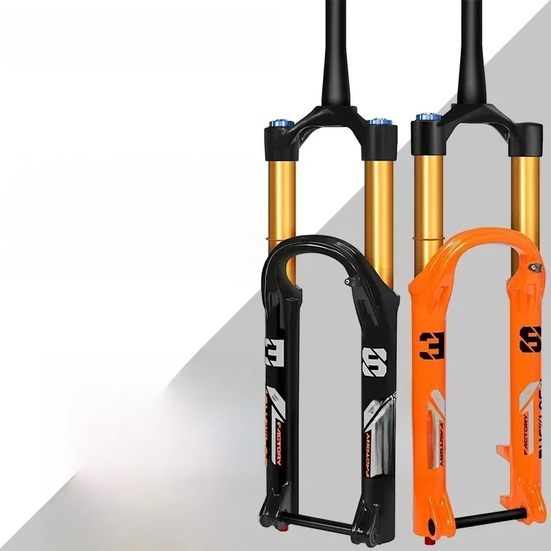 AliExpress BUCKLOS 27.5/29Inch MTB Boost Suspension Fork 38mm Tube 15*110mm Mountain Bike Air Fork Travel 180mm Fork for XC/Enduro/E-Bike