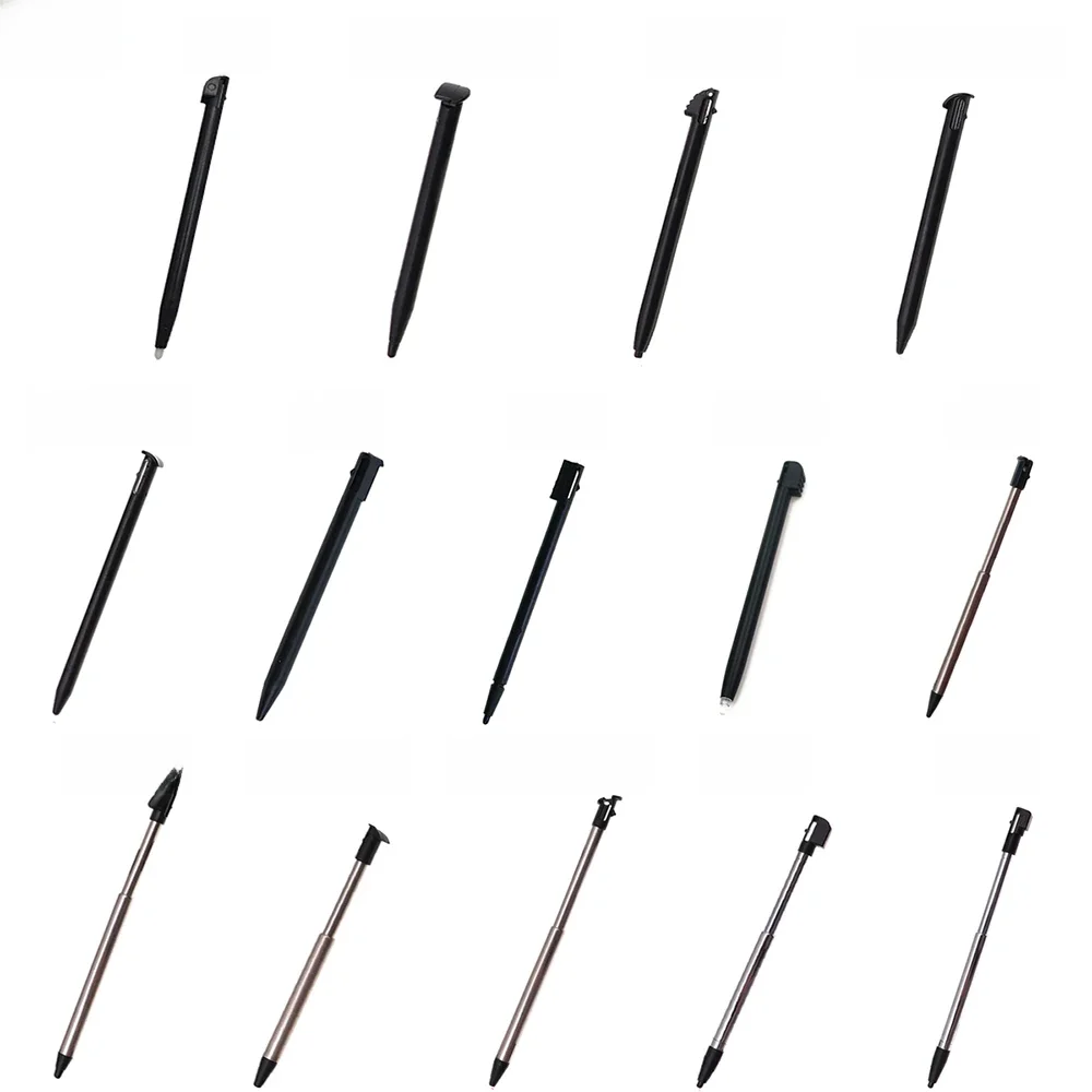 1 pièces pour 2DS 3DS nouveau 2DS LL XL nouveau 3DS XL pour NDSL DS Lite NDSi NDS Wii stylet télescopique en métal stylet en plastique pour écran tactile