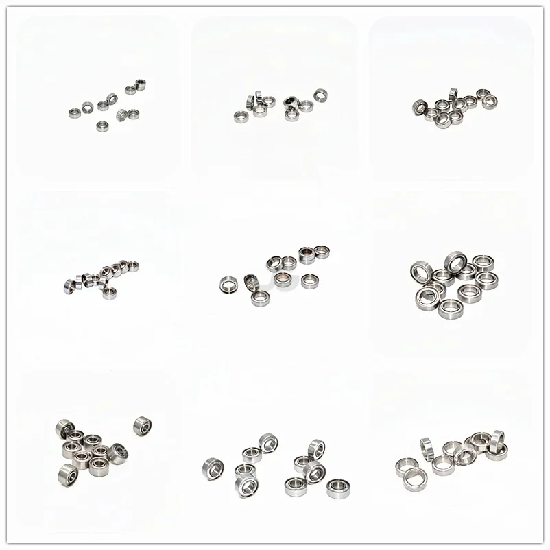 Metalowe uszczelnione miniaturowe łożyska ze stali chromowanej 10 sztuk mr62zz mr84zz mr94zz mr115zz mr126zz mr137zz — zdjęcie 2