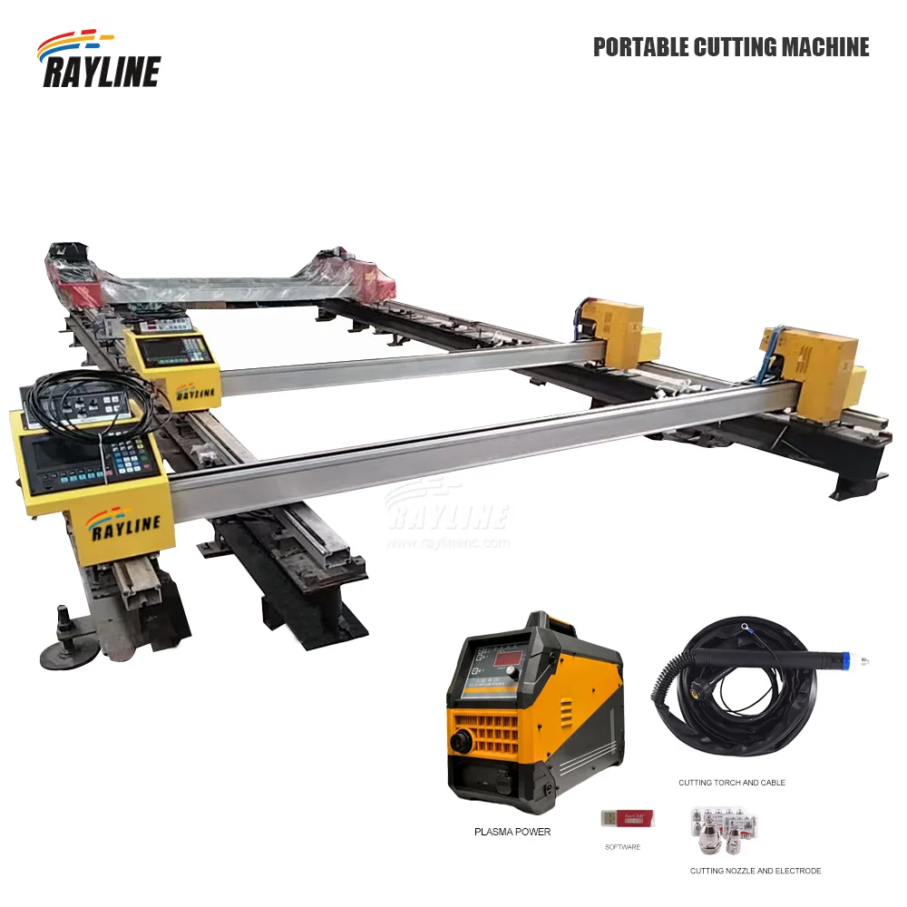 

Легкий портальный станок для резки стальных листов, металлорежущее оборудование, очень простое в эксплуатации, плазменный резак