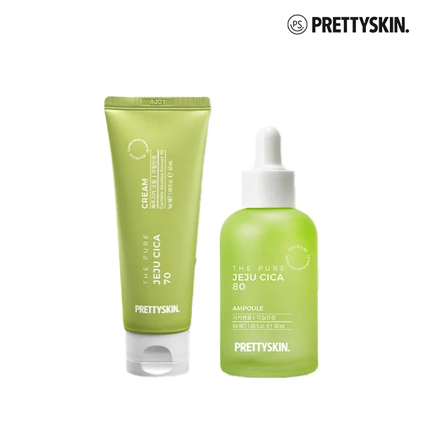 Prety Skin Pure Jeju Sica 80 Ampoule 50ml + 70 Cream 50ml