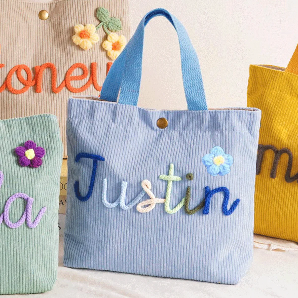 Personalized Name Handbag, Custom Tote Bag Gift