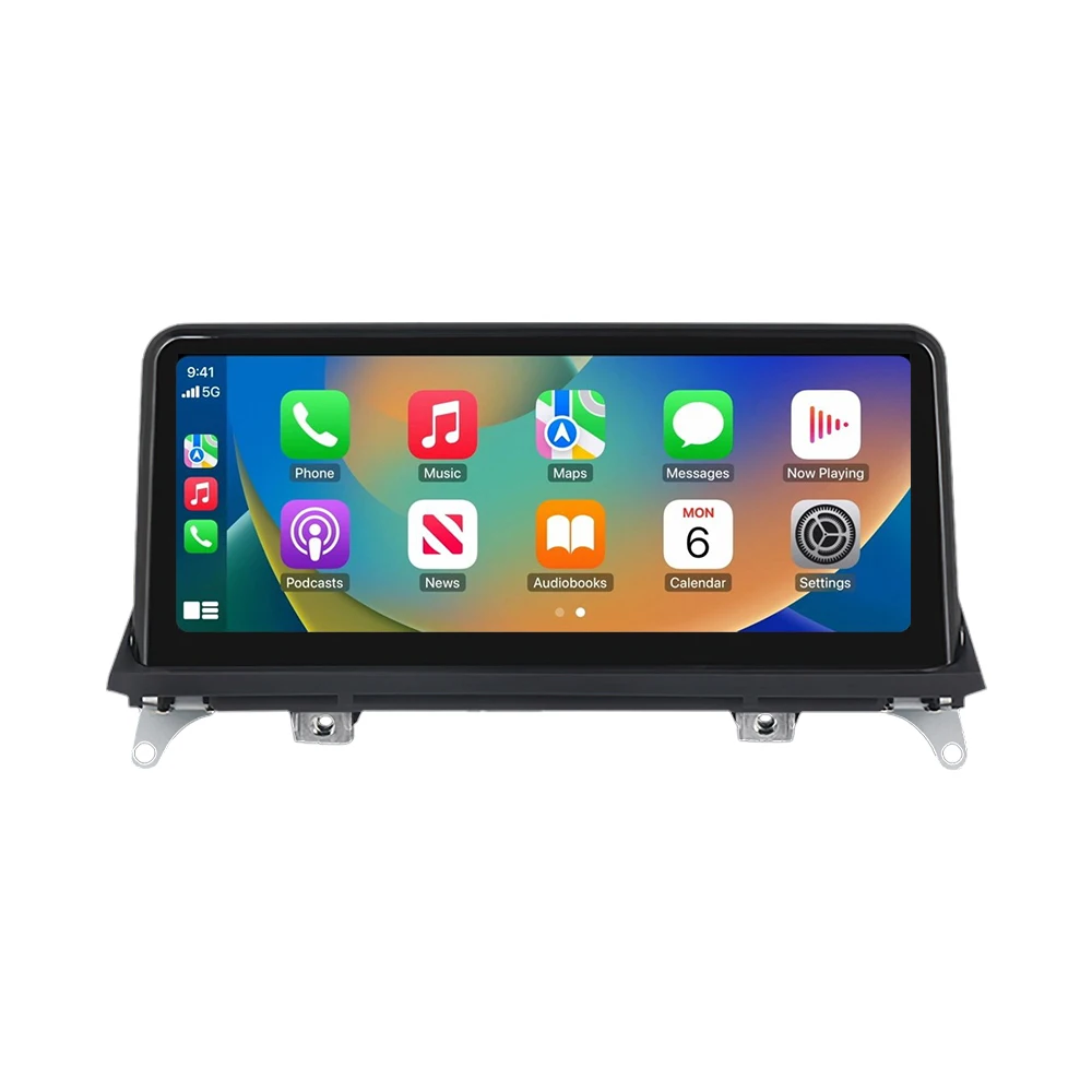 10,25 inch autoradio multimediasysteem voor BMW X5 E70 X6 E71 2007-2013 met draadloze CarPlay, Android Auto, Wifi, BT en ondersteuning voor telefoon mirroring. - afbeelding 2