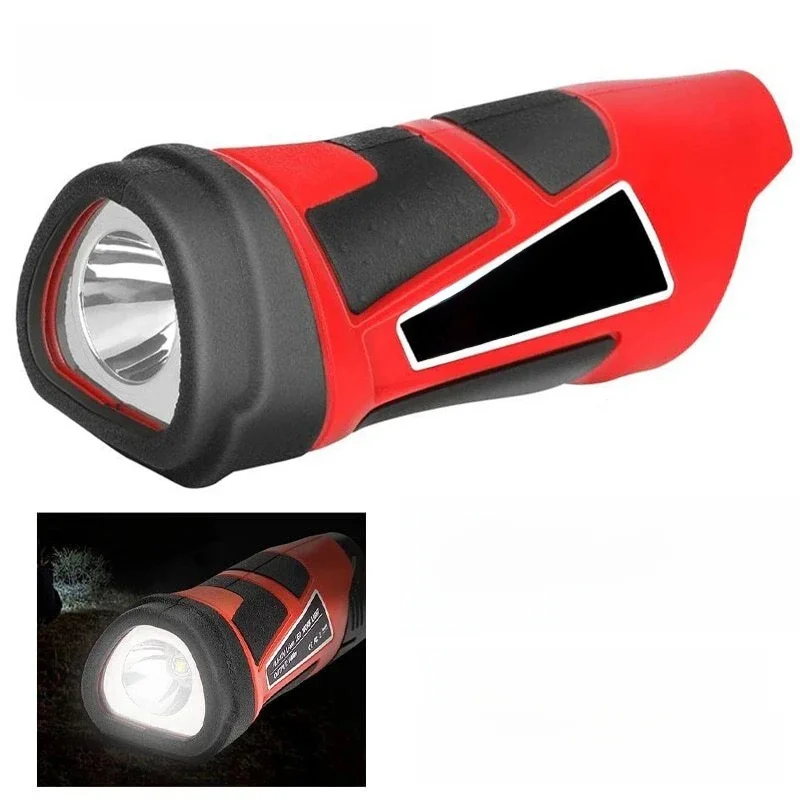 Torche électrique portable pour Milwaukee, lampe de travail, déterminer, lampe de poche, lumière LED, batterie Eddie Ion M12, 3W, 10.8V, 12V, 48, 11, 2401