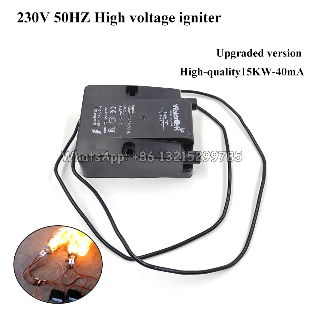 

Высоковольтный трансформатор зажигания с одним электродом 230 В, воспламенитель газовой горелки, одиночный электродный выход сжиженного газа