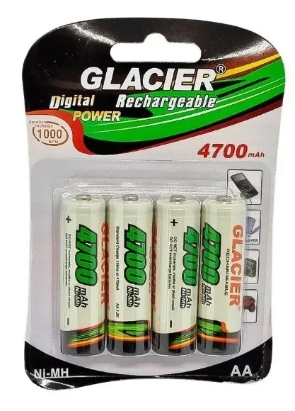 4 AA Rechargeable 4700mAh Battery-Neverdie Store