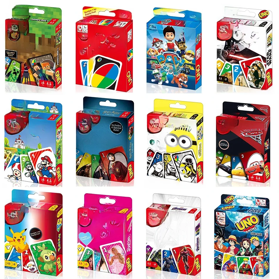 Uno flip!! Board jogo pokemon cartoon pikachu, entretenimento engraçado família, uno cartões,