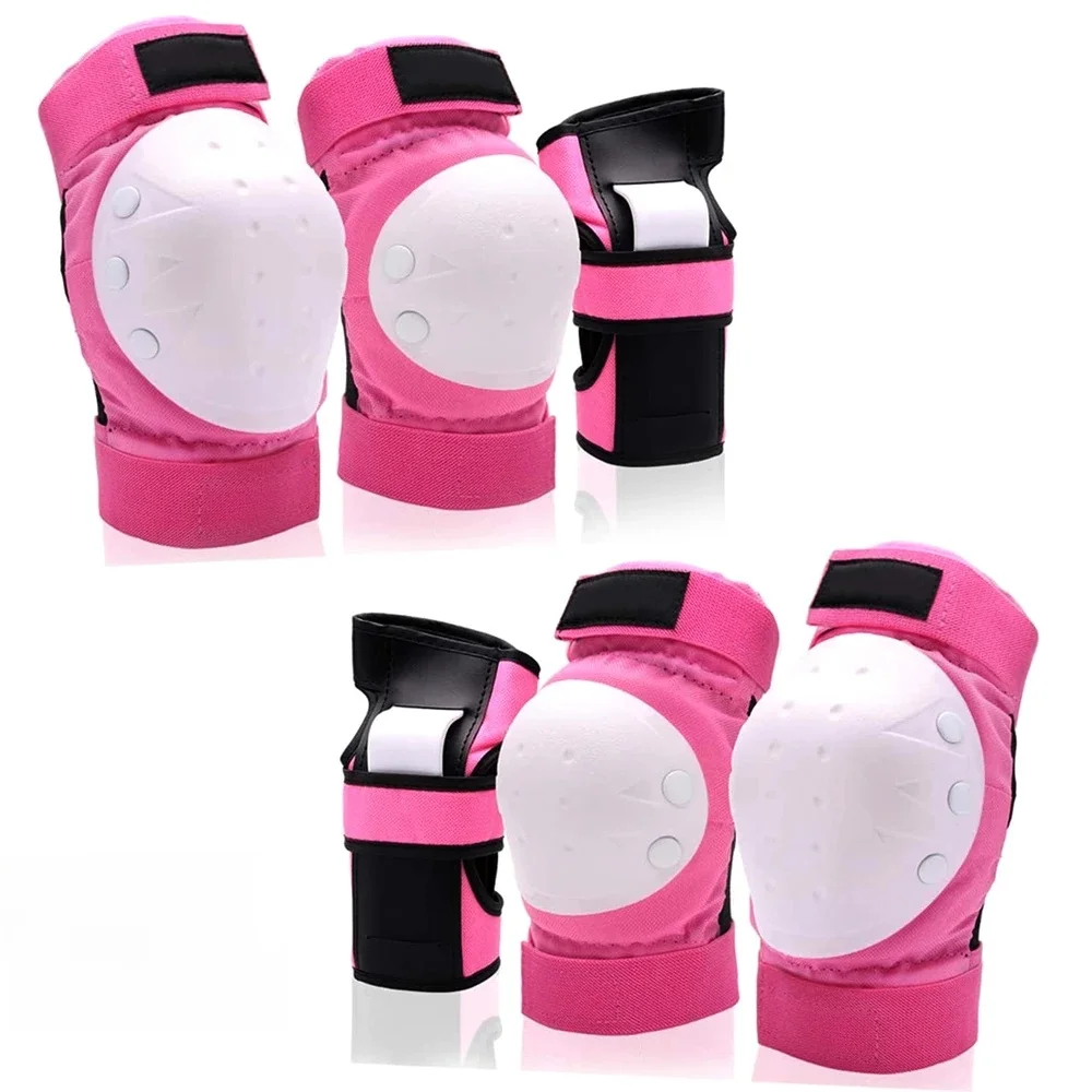 AliExpress VQWQVW 6Pcs Kids/Adults Knee Pads Elbow Pads Wrist Guards Protective Gear for Skateboarding Roller Skating Cycling Bicycle