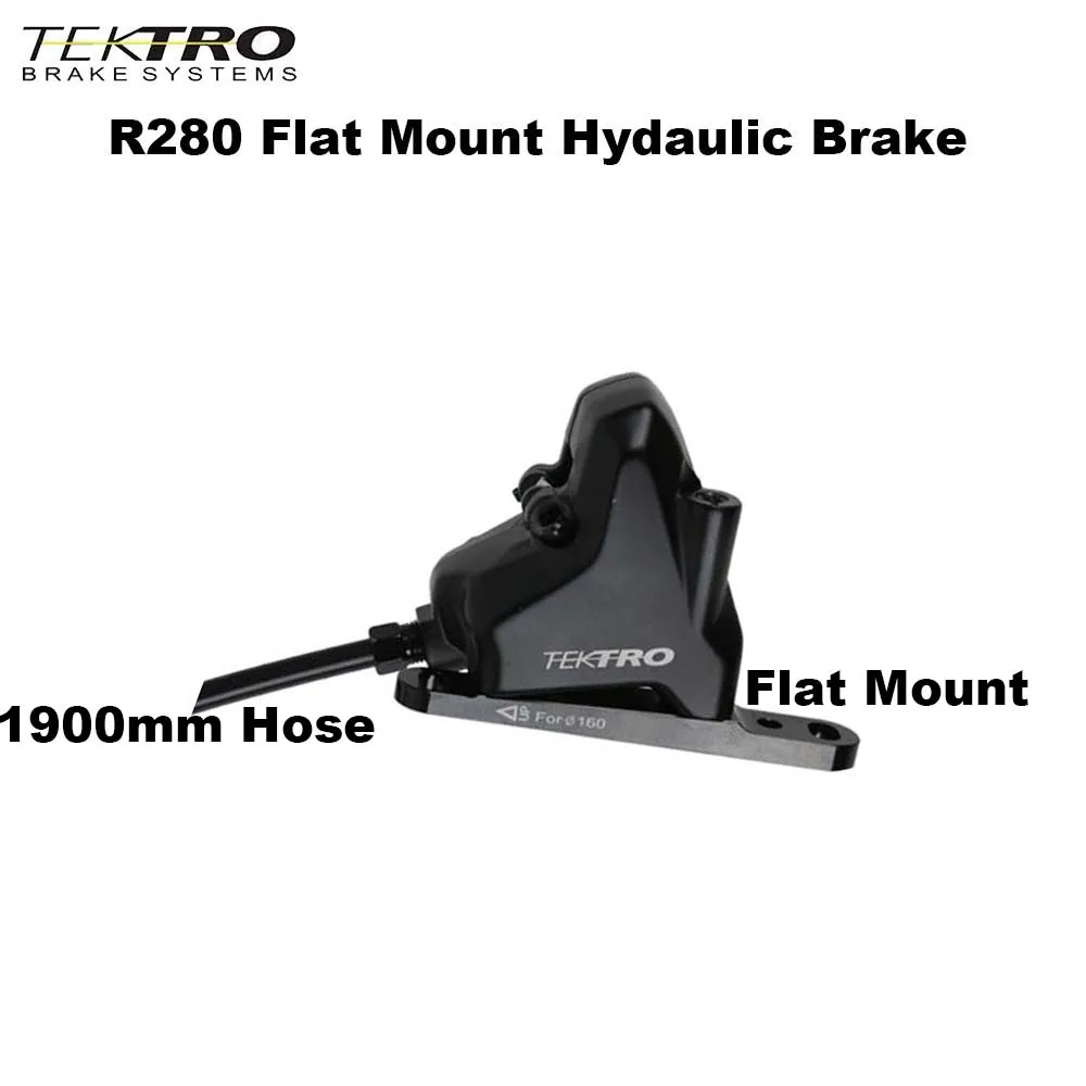 TEKTRO R280 flat road bike hydraulic disc brake flat mount brake electric bicycle brakes