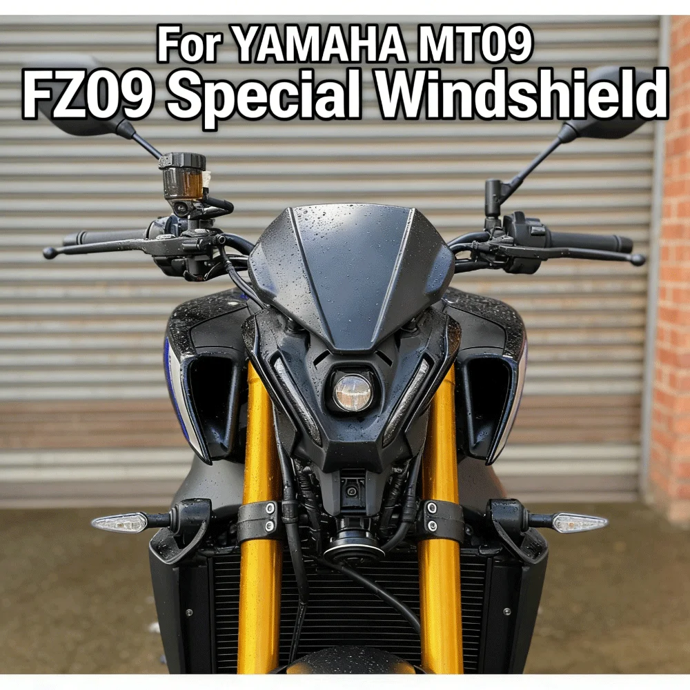 

For YAMAHA MT-09 FZ09 2021-2024 Motorcycle Front Windshield Special Painting Windscreen Modified Deflector Fairing Accessories