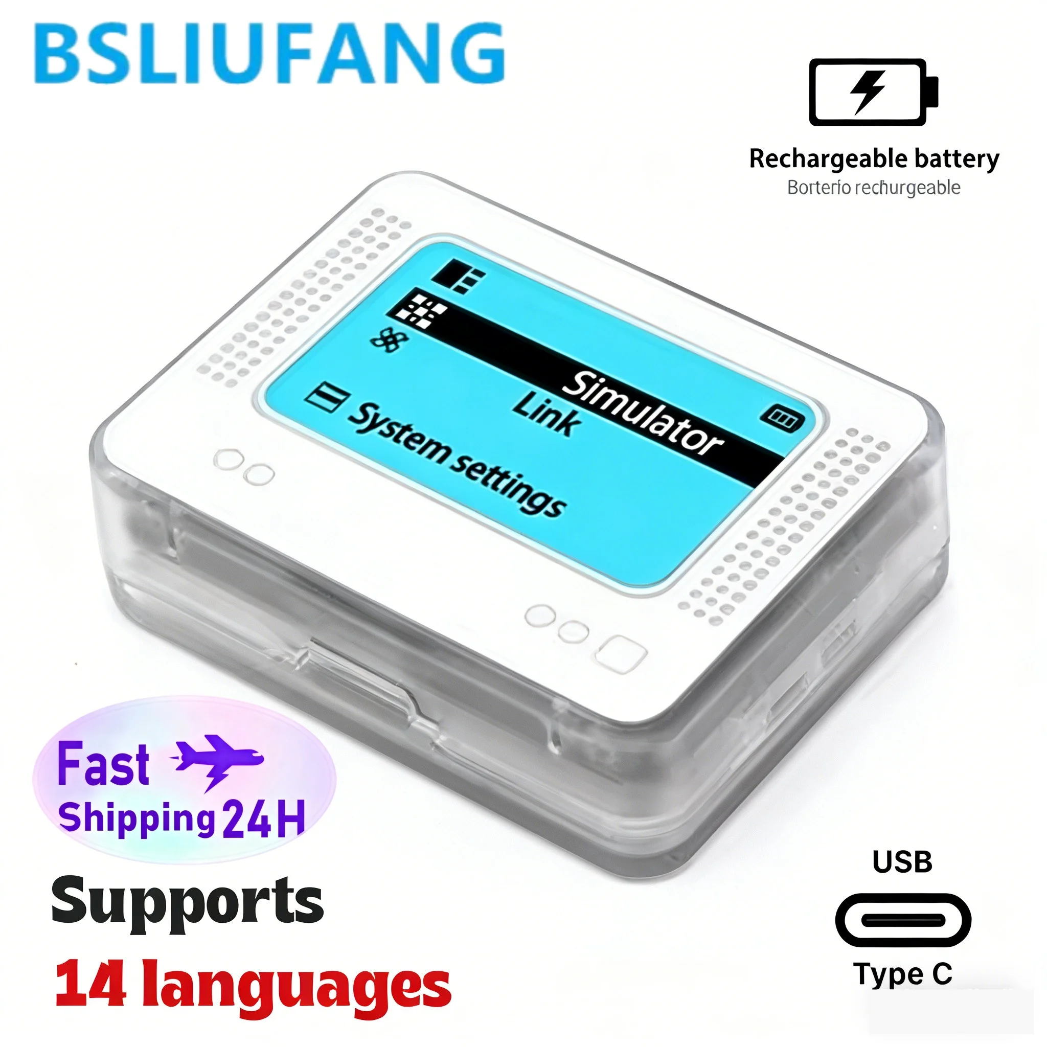 BSLIUFANG For Amiibo Chargeable Intelligent Simulator NFC Emulator Universal Writer for Switch2/Switch WiiU 3DS Game Accessories