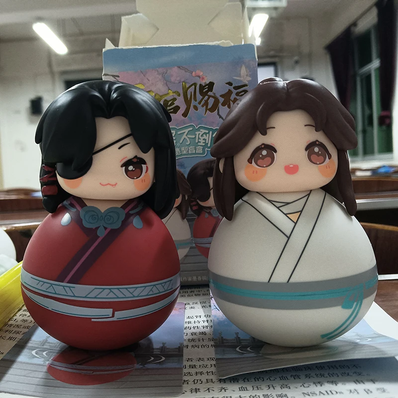 

Оригинальная милая фигурка аниме Tian Guan Ci Fu, кукла Tgcf Comics Xie Lian Hua Cheng Tumbler, игрушечные фигурки, реквизит для косплея, детские подарки для девочек