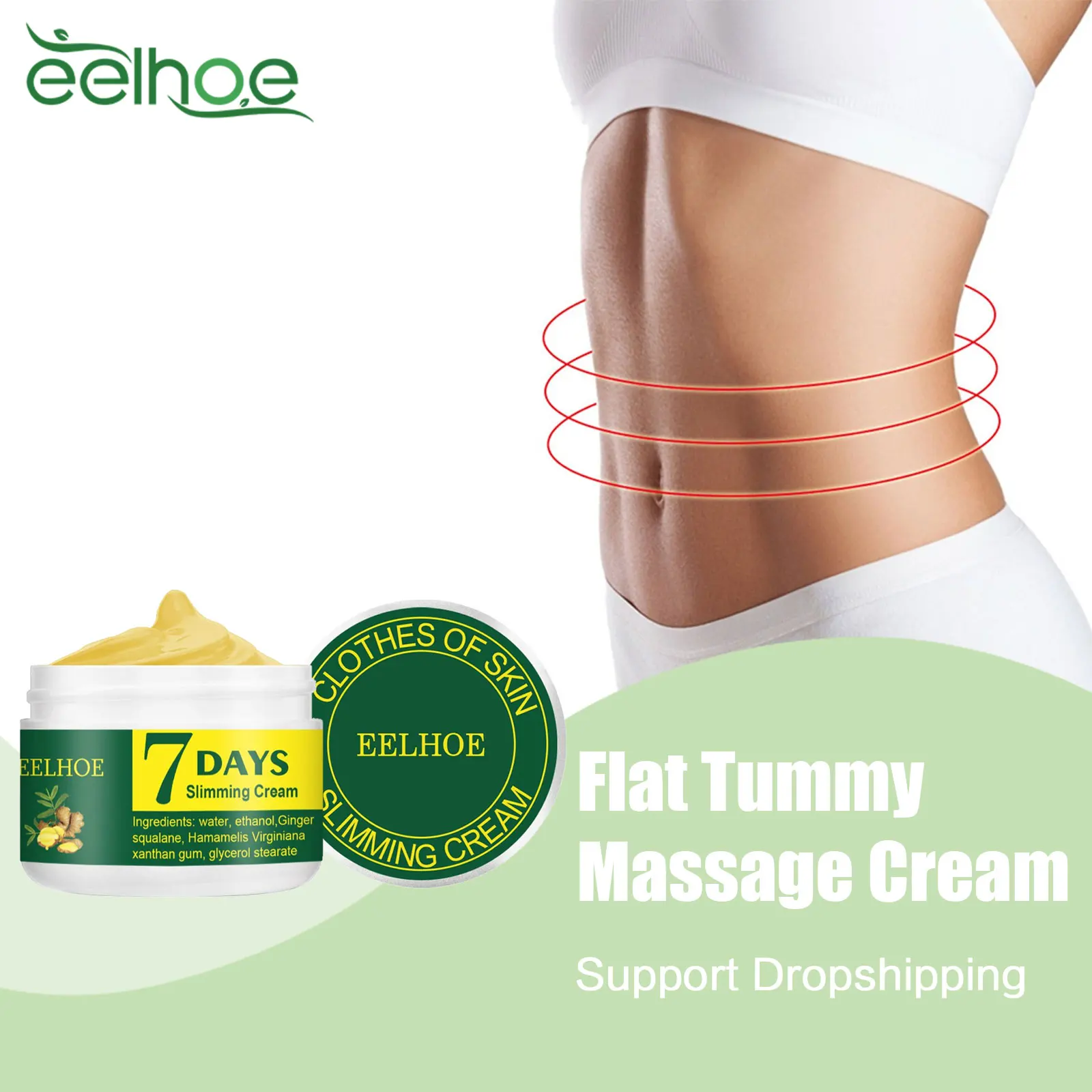 

Flat Tummy Massage Cream Belly Abdomen Cellulite Reduction Arm Leg Waist Fat Removal Thigh Firming Shaping Body S-Limming Cream