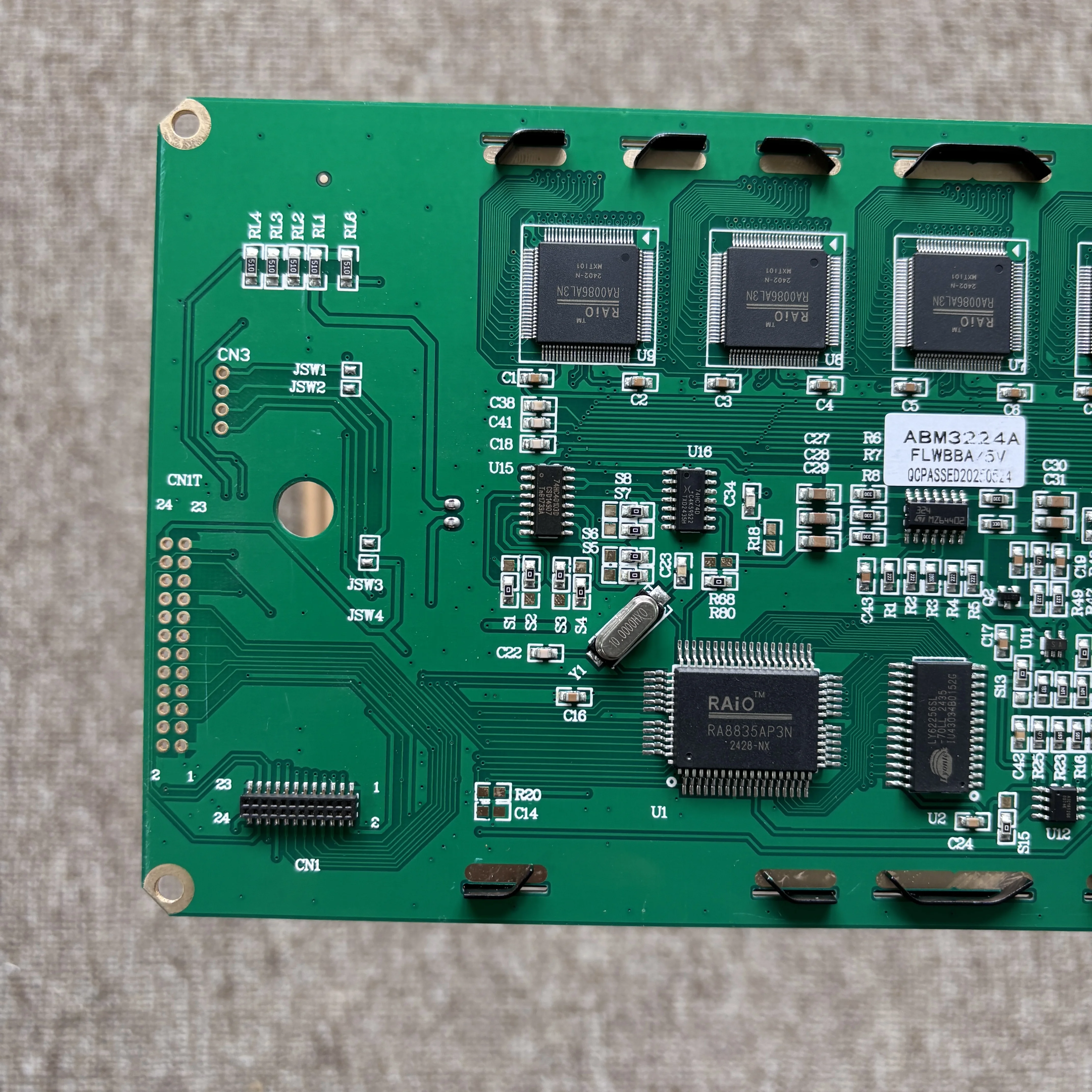 شاشة LCD متوافقة مع محركات كاتربيلر C7/C9 أرقام أجزاء CAT 307-7542 307-7542-0 4 3077542 307-7541 تطبيق بحري