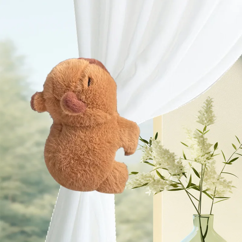 New Lovely Kawaii Capybara Animal Slap Snap Wrap Wristband Bracelet Capybara Plush Hand Ring Wristband Kid Toys Birthday Present image 5