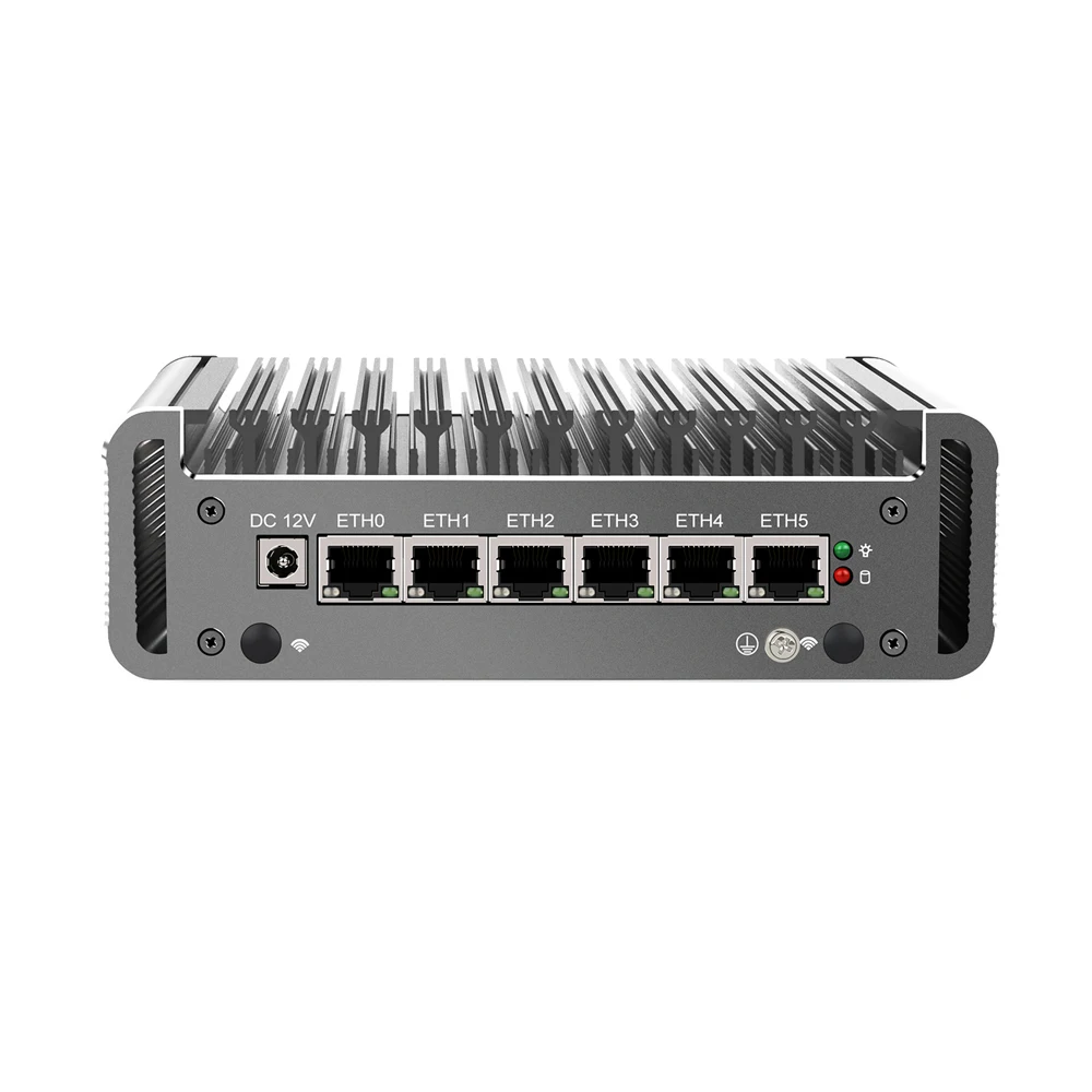 HUNSN Micro Firewall Appliance,Mini PC,RJ05,pFsense Plus,Mikrotik,OPNsense,Intel Celeron N5105,VPN,Router PC,AES-NI,6LAN,DP,HD